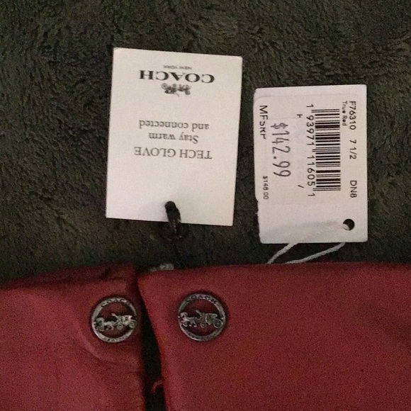 Coach 7 1/2 tech gloves - Picture 5 of 6